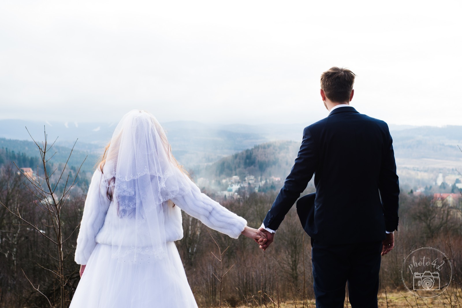 wedding session in the mountains